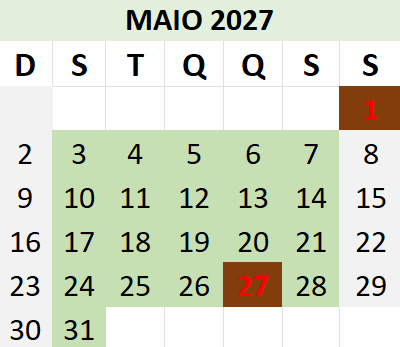 maio 27